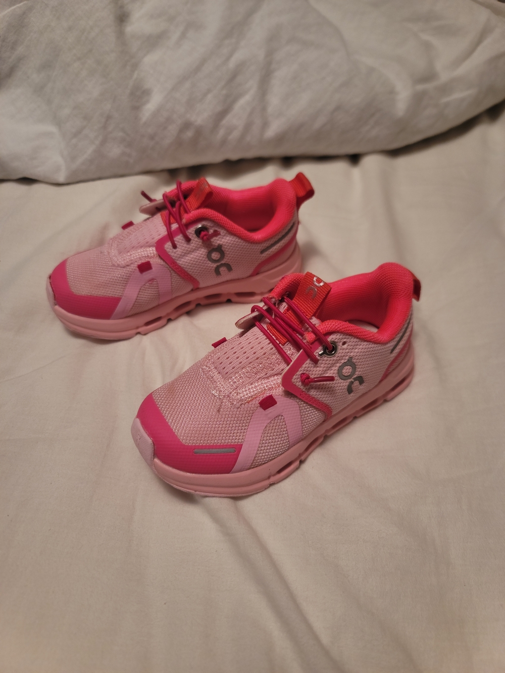 On Running Kids' Cloud Pink Athletic Sneakers